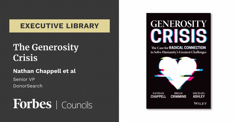 The Generosity Crisis by Nathan Chappell cover image