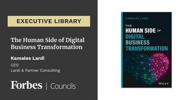 The Human Side of Digital Business Transformation by Kamales Lardi cover image