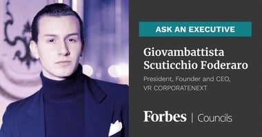 Forbes Business Council member Giovambattista Scuticchio Foderaro