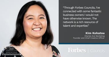 Forbes Business Council member Kim Kohatsu
