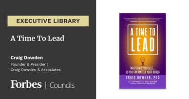 Featured image for A Time To Lead by Craig Dowden.