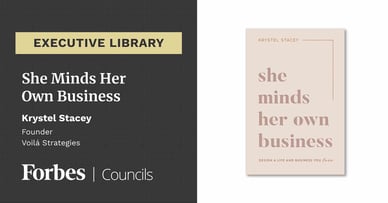 Featured image for She Minds Her Own Business by Krystel Stacey.