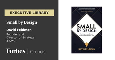 Featured image for Small by Design by David Feldman.