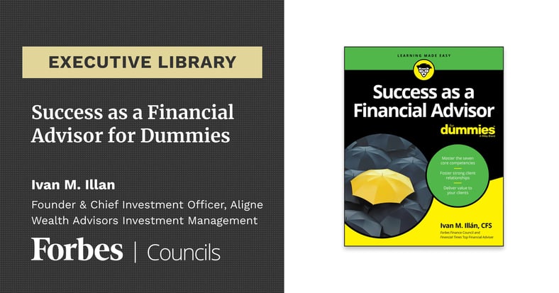 Featured image for Success as a Financial Advisor for Dummies by Ivan Illan.