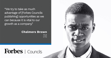Featured image for Forbes Councils Publishing Drives Content Marketing Success for Chalmers Brown. 