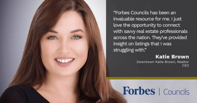 Featured image for Forbes Councils Gives Katie Brown Valuable Peer Advice and Credibility With Clients.