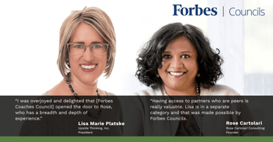 Featured image for Lisa Marie Platske and Rose Cartolari Take Their Forbes Councils Virtual Connection Offline in Milan.