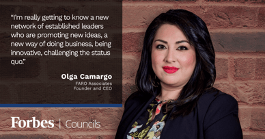 Featured image for Forbes Councils Helps Olga Camargo Amplify Impact as Minority Business Owner.