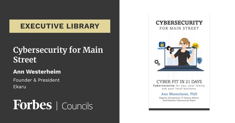 Featured image for Cybersecurity for Main Street by Ann Westerheim.