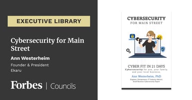 Featured image for Cybersecurity for Main Street by Ann Westerheim.