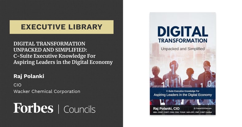 Featured image for Digital Transformation Unpacked and Simplified by Raj Polanki.