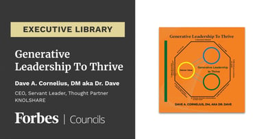 Featured image for Generative Leadership To Thrive by Dave A. Cornelius.