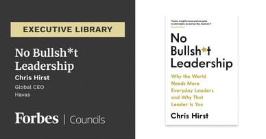  Featured image for No Bullsh*t Leadership by Chris Hirst. 