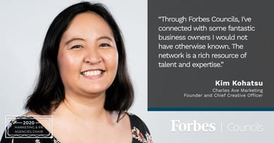 Featured image for Kim Kohatsu is Forbes Business Council Marketing and PR Agencies Chair.