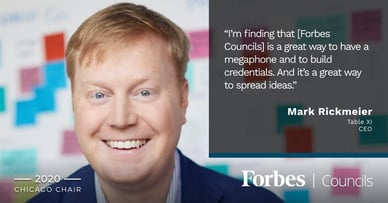 Featured image for Mark Rickmeier is Forbes Business Council Chicago Group Chair.