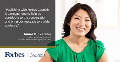 Featured image for Forbes Councils Increases Visibility for Annie Dickerson's Business. 