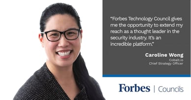 Featured image for Forbes Councils Expands Caroline Wong’s Reach as an Information Security Thought Leader. 