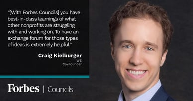 Featured image for Craig Kielburger says Forbes Councils Showcases Best-in-Class Knowledge. 