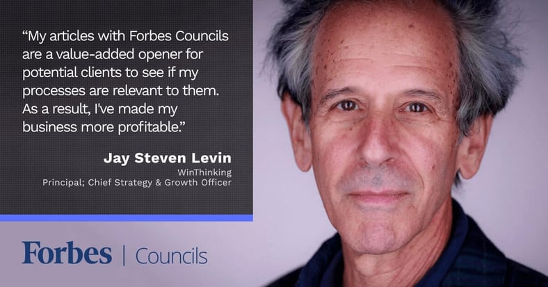 Featured image for New Clients Find Jay Steven Levin Through Forbes Councils Articles.