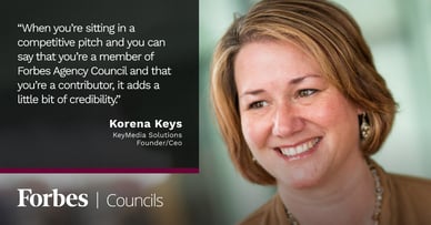 Featured image for Forbes Councils Is a Valuable Credibility Boost For Korena Keys. 