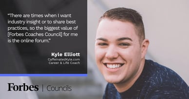 Featured image for Kyle Elliott Relies on Forbes Councils to Connect With and Learn From Peers. 