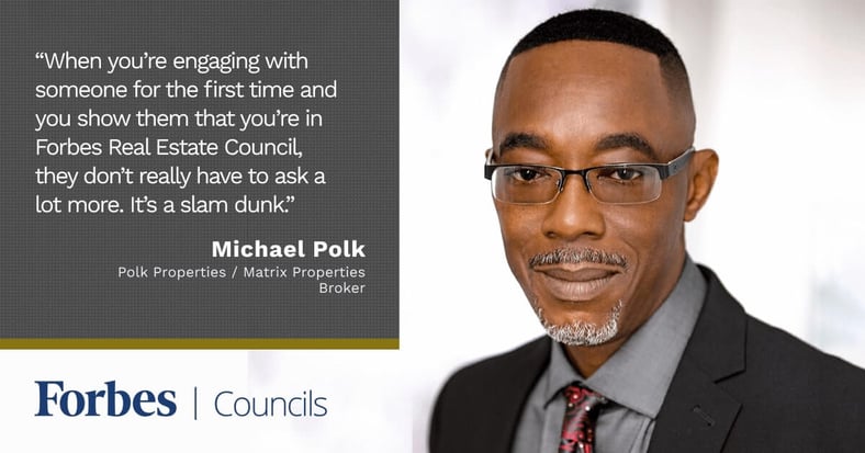 Featured image for Forbes Councils Membership Helps Michael Polk Refresh His Brand.
