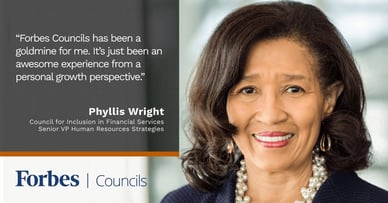 Featured image for Forbes Councils Provides Phyllis Wright With Personal Growth and Business Visibility. 