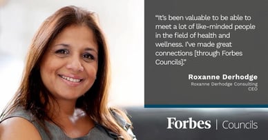 Featured image for Forbes Councils Gives Roxanne Derhodge Valuable Connections That Lead to New Business. 