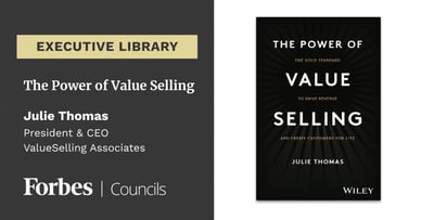 The Power of Value Selling By Julie Thomas