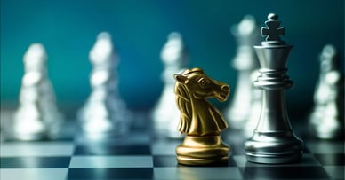 Strategic Planning in the Wake of Ongoing Global Trade Tensions - Graphic of Chess Pieces 