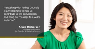 Forbes Councils member Annie Dickerson