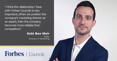 Kobi Ben Meir says Forbes Councils Gives His Company a Competitive Edge