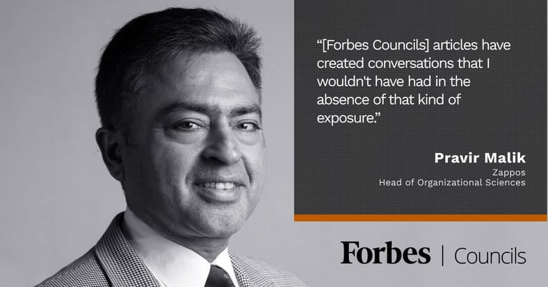 Forbes Human Resources Council member Pravir Malik