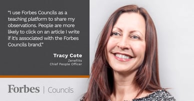 Tracy Cote Uses Forbes Councils Publishing as a High-Value Teaching Tool