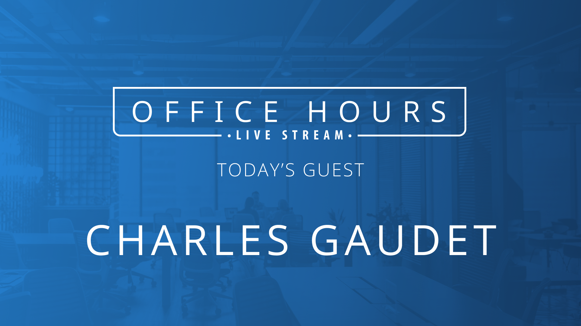 Speaker Series: Charles Gaudet On The Changing Landscape