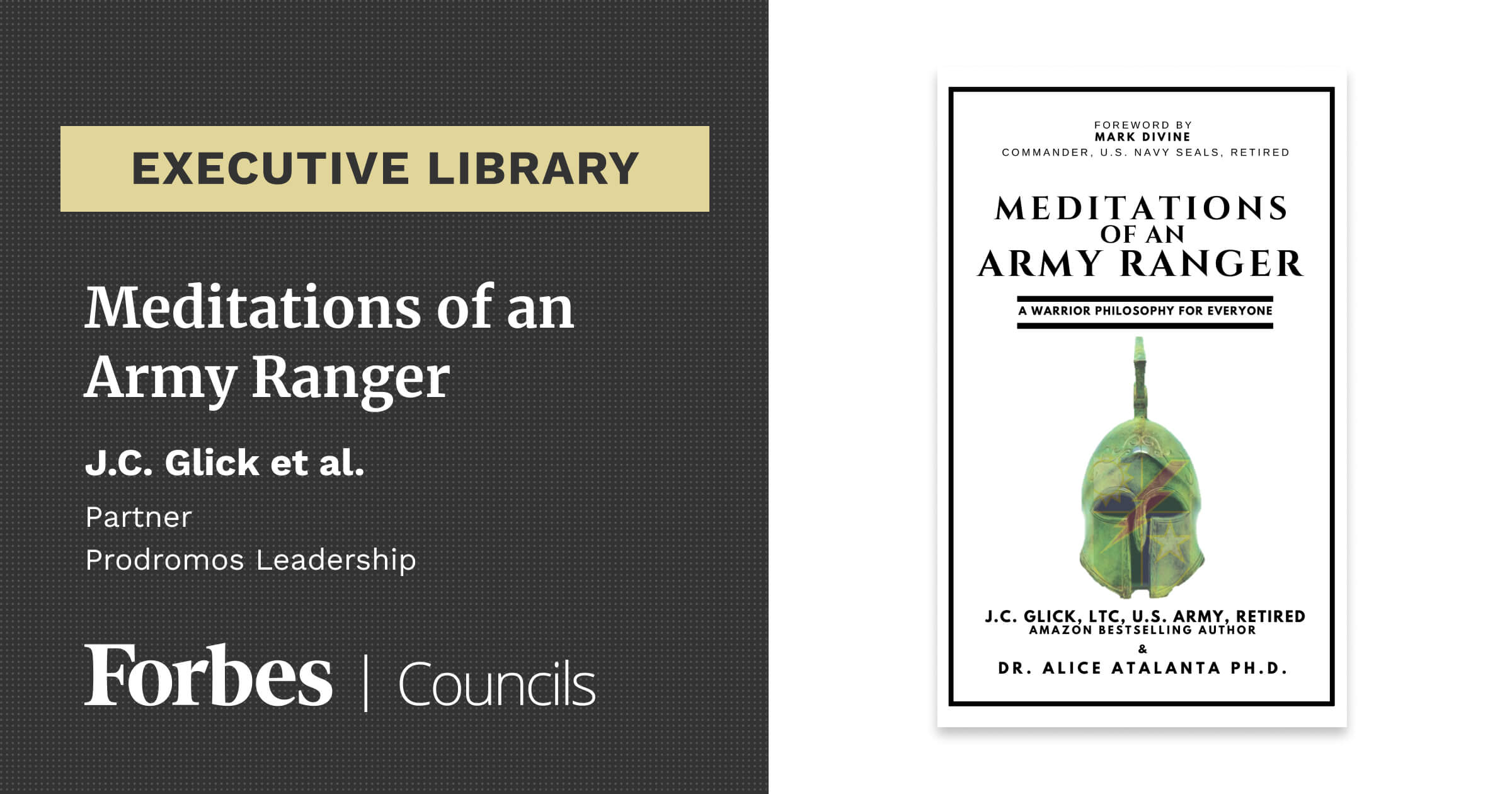 Meditations of an Army Ranger by J.C. Glick cover image