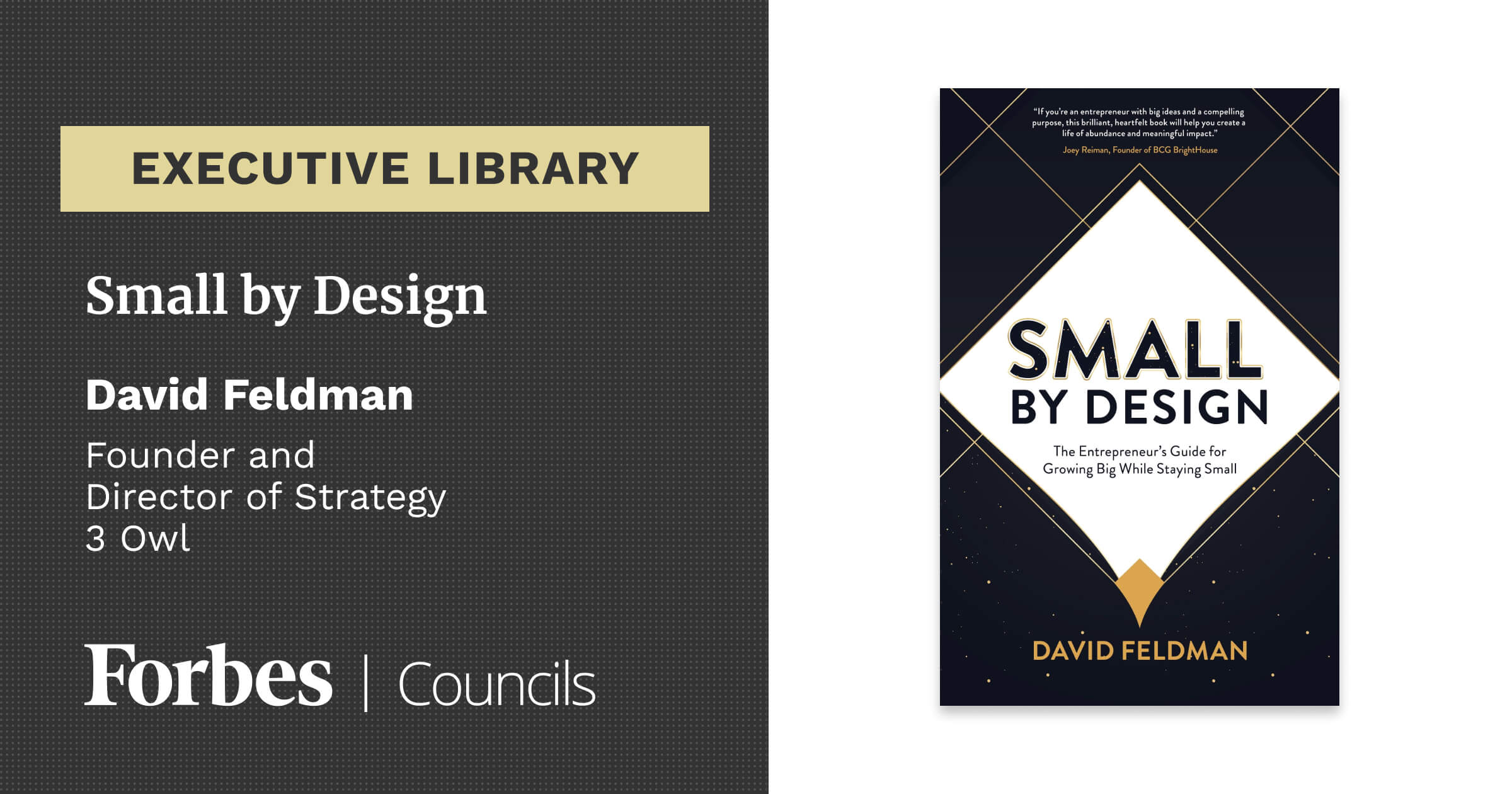 Small by Design by David Feldman