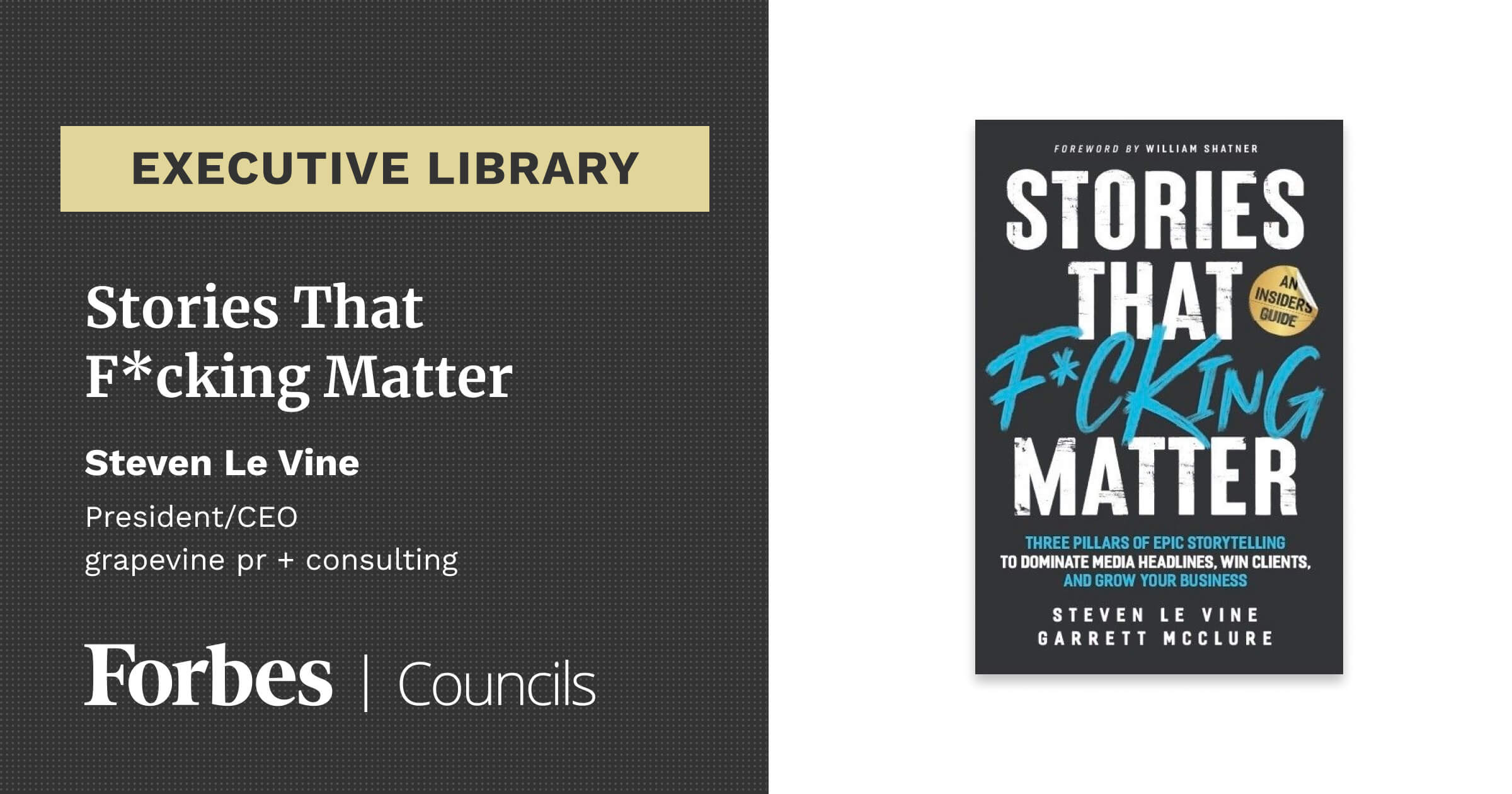 Stories That F*cking Matter by Steven Le Vine cover image