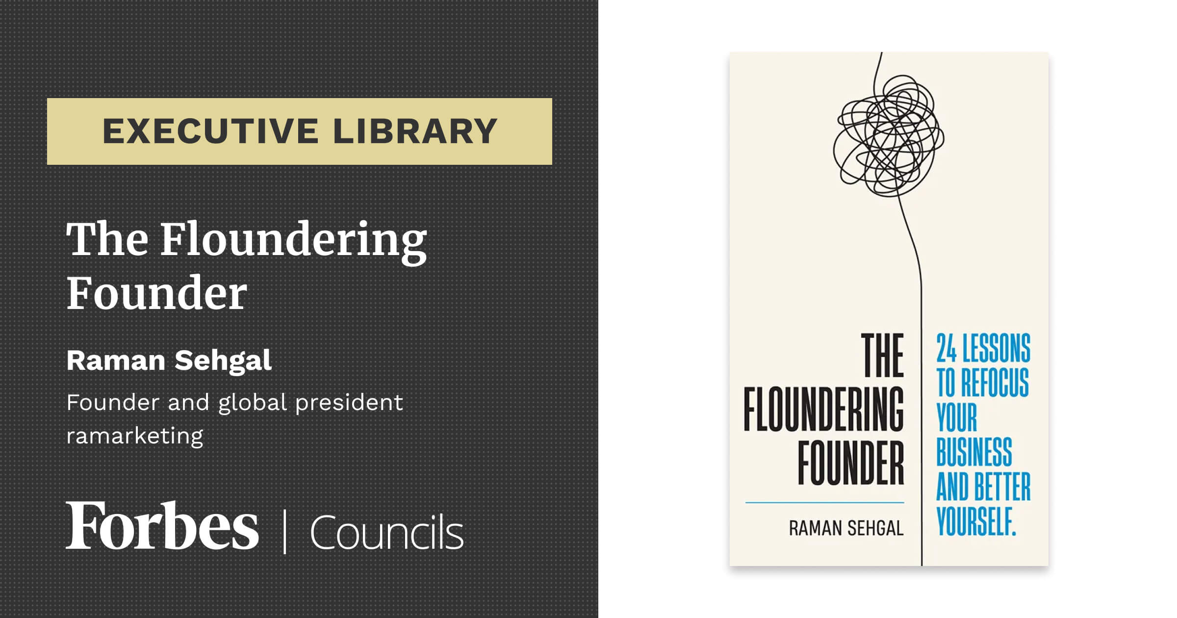 The Floundering Founder by Raman Sehgal cover image
