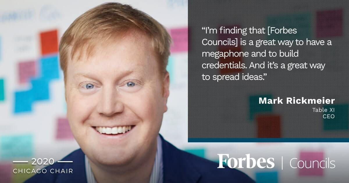 Forbes Business Council member Mark Rickmeier