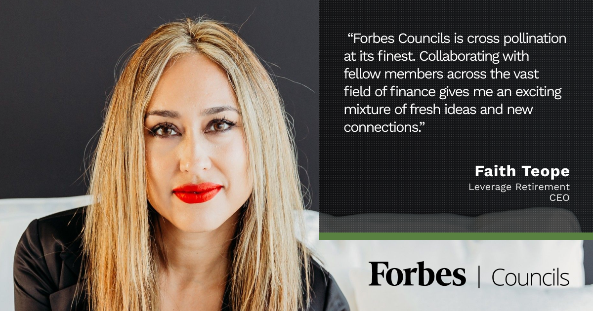Forbes Councils member Faith Teope