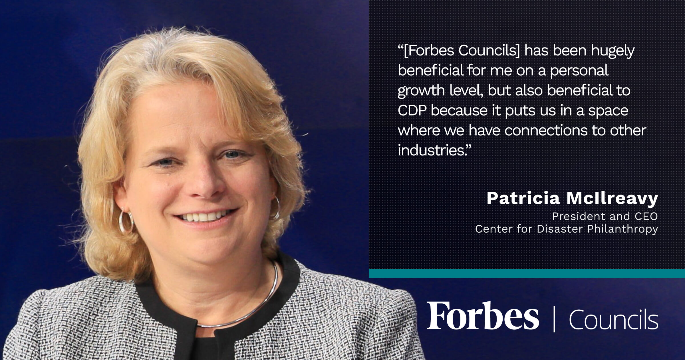 Patricia McIlreavy Reaches New Audiences for Her Nonprofit Through Forbes Councils