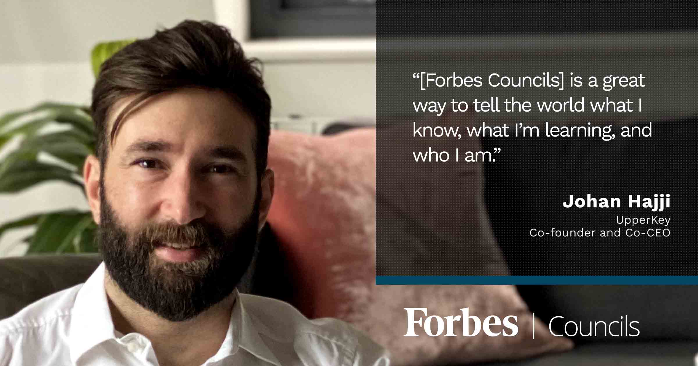 Forbes Business. Council Member Johan Hajji