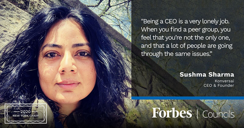 Sushma Sharma Is Forbes Technology Council New York Group Chair