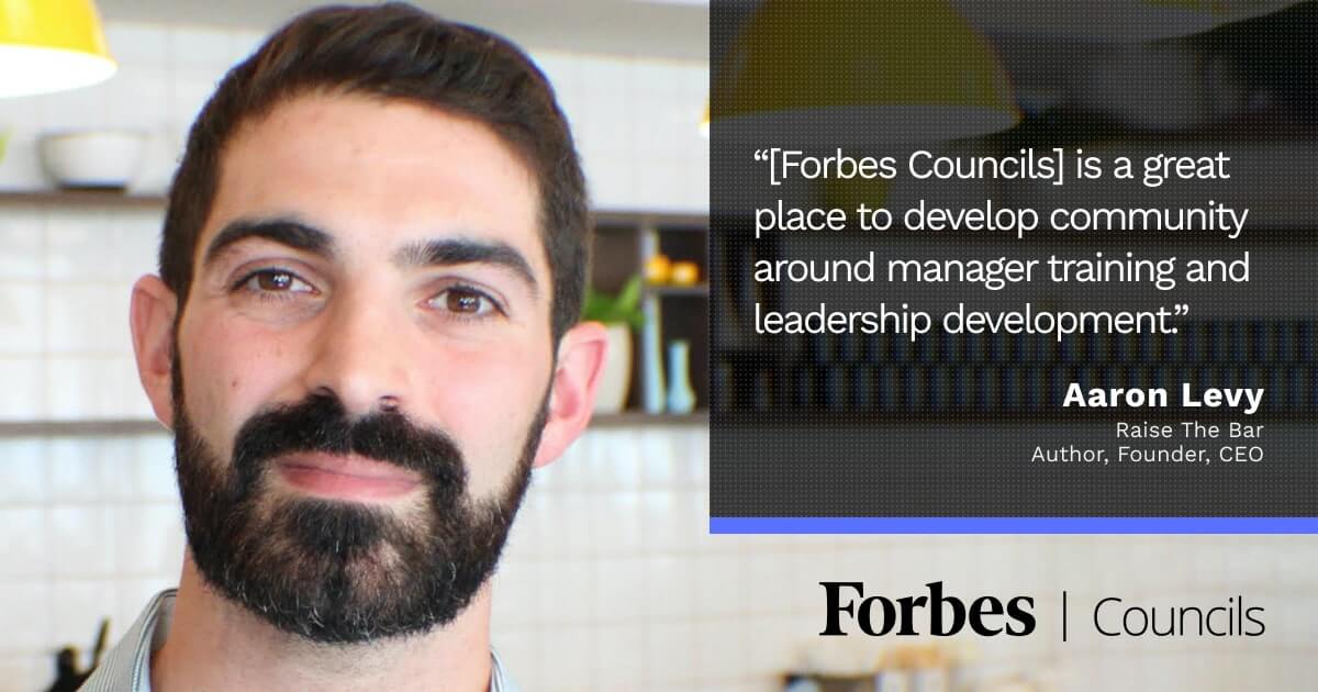 Forbes Coaches Council member Aaron Levy