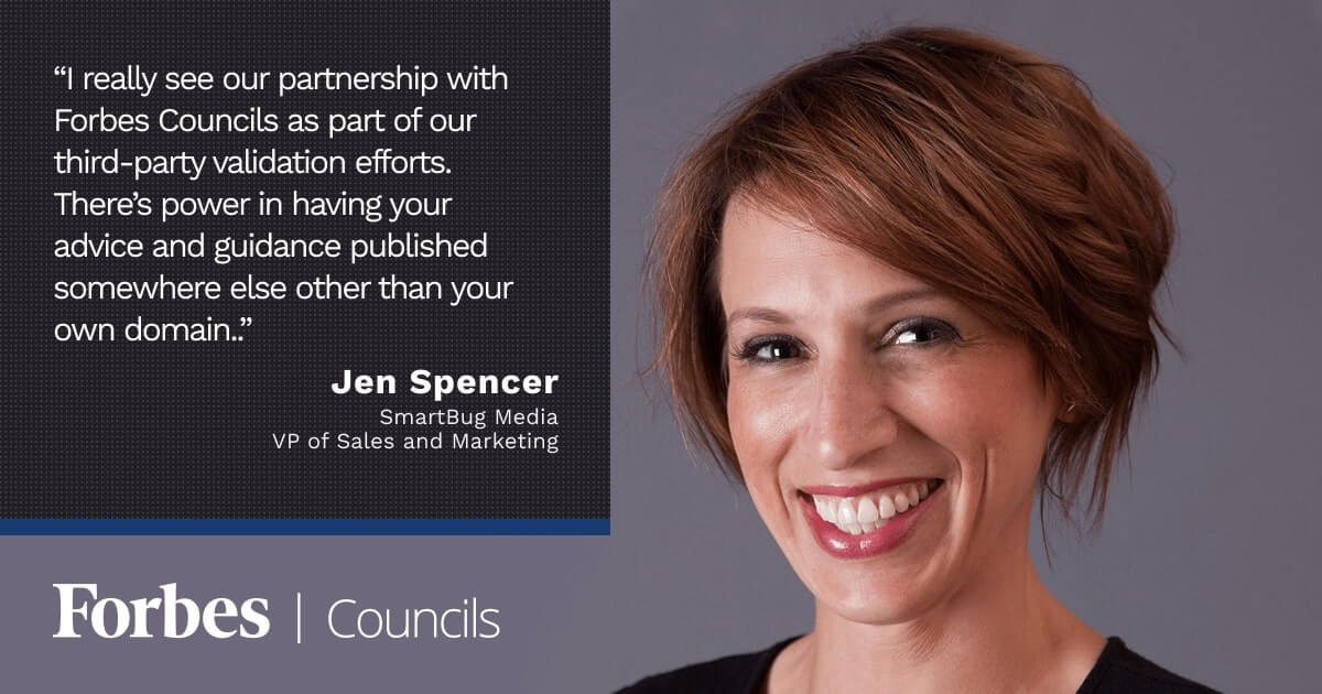 Forbes Councils Publishing Gives Jen Spencer Valuable Third-Party Validation