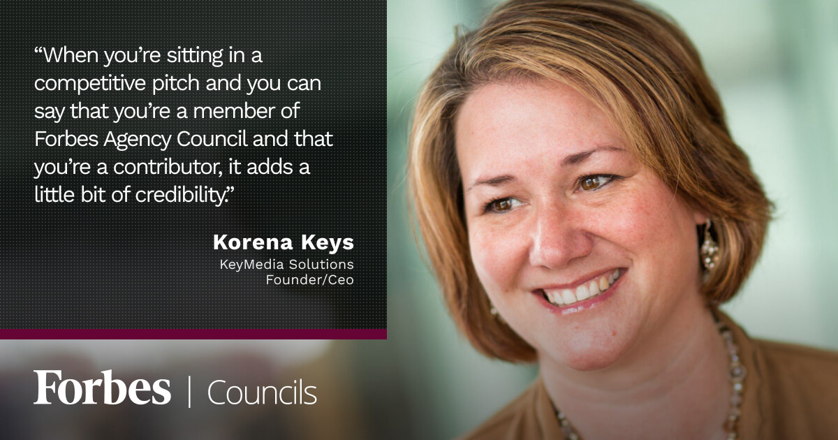 Forbes Councils Is a Valuable Credibility Boost For Korena Keys
