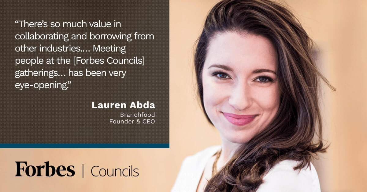 Forbes Business Council member Lauren Abda