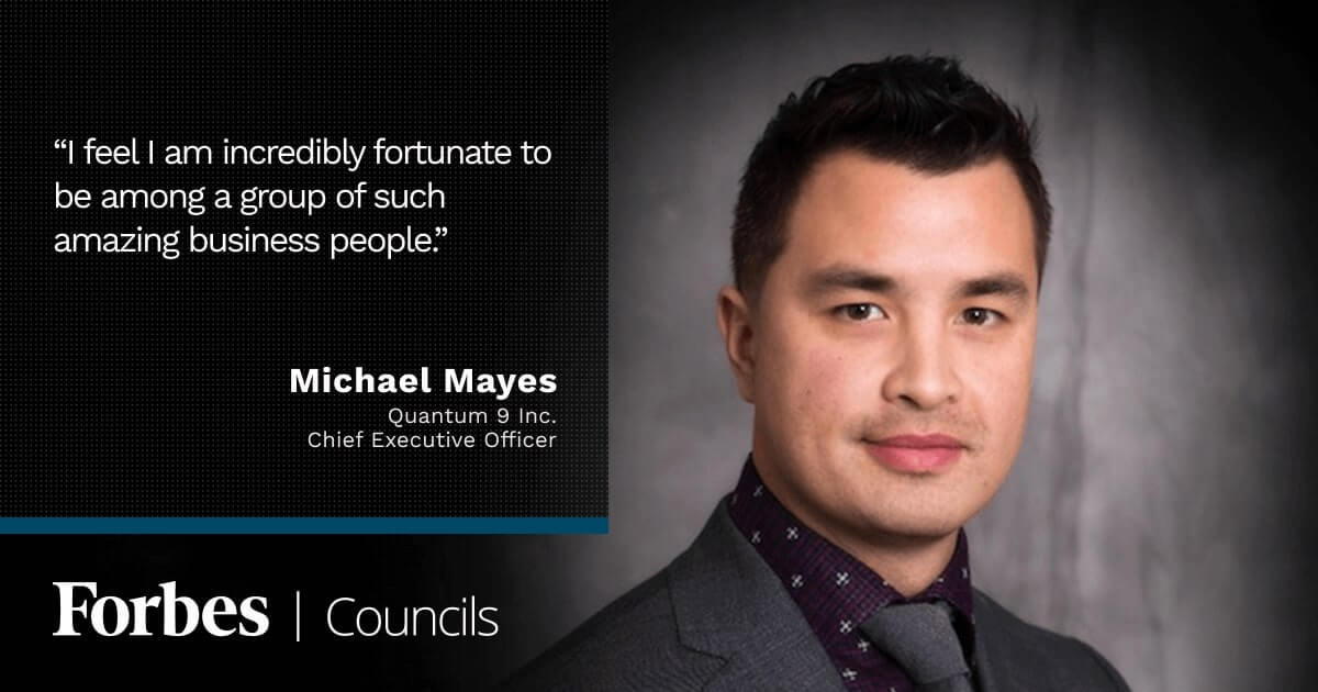 Forbes Business Council member Michael Mayes
